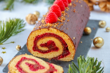 Bûche de Noël Framboise