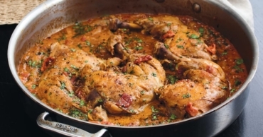 Cuisse de poulet en cocotte