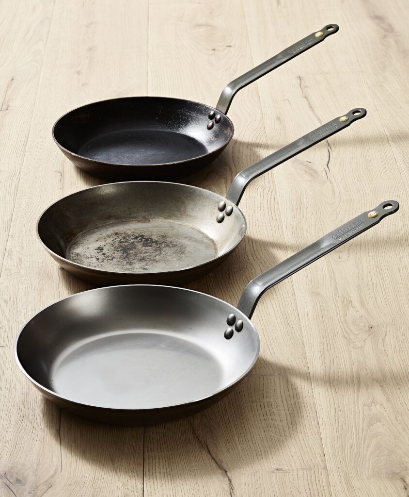 poêle en acier culotter