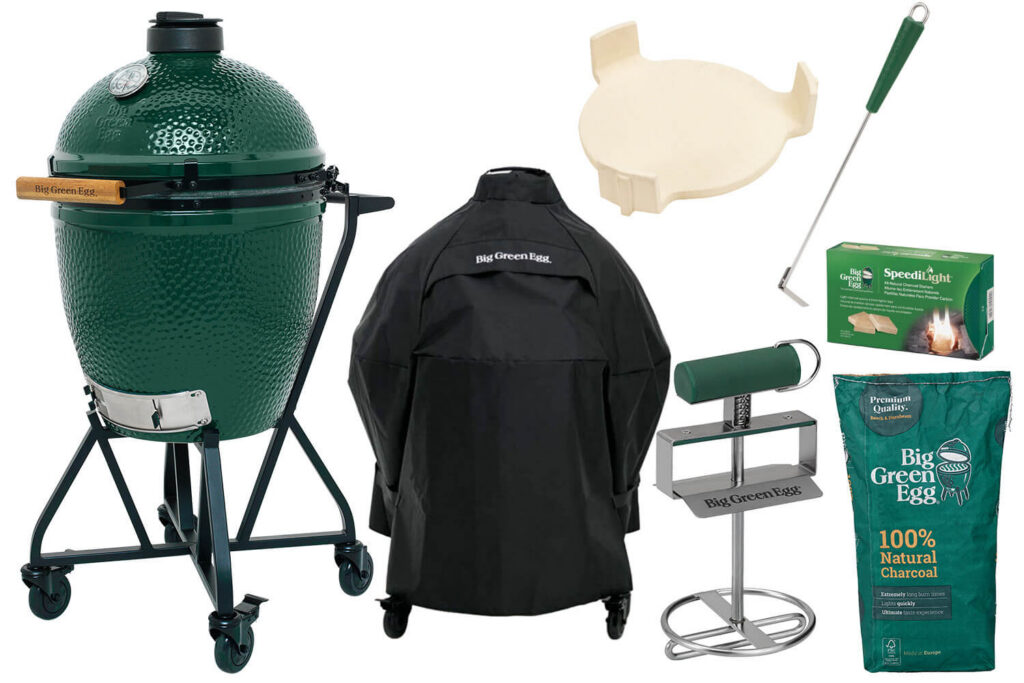 pack big green egg large noel 2024 barbecue 7 accessoires