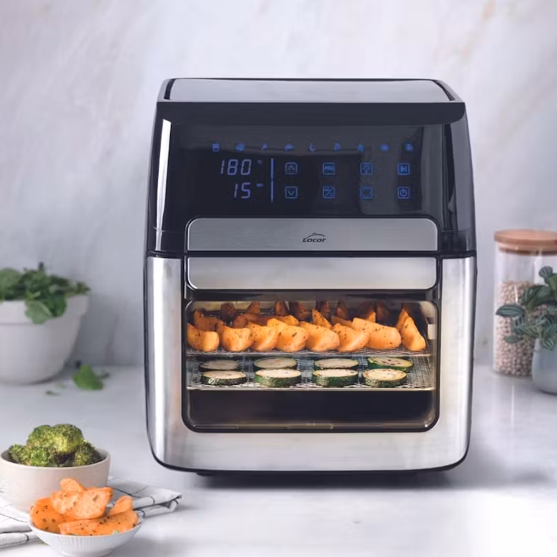 Friteuse Airfryer 12L avec grille pour four Lacor