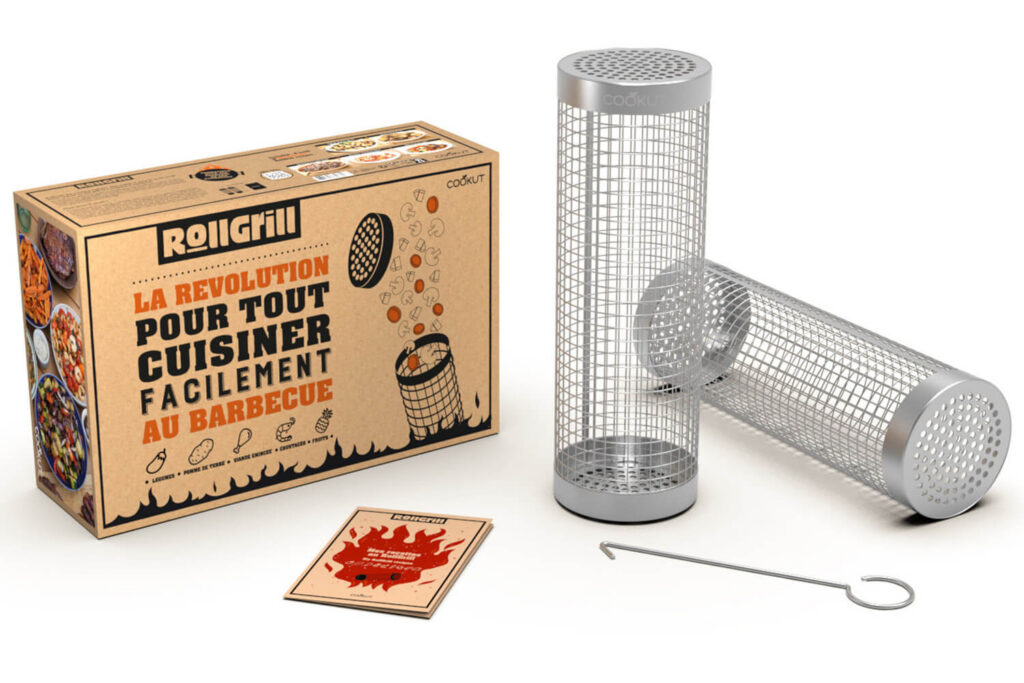 RollGrill Cookut : test, avis, recette et avantages set 2 grilles cuisson cookut roll grill barbecue 1