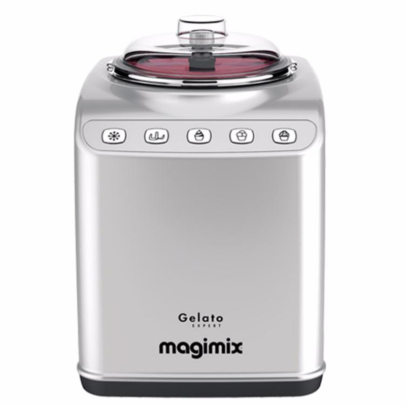 Magimix Gelato Expert : avis complet sur la turbine à glace Turbine à glace Magimix Gelato Expert avec ses deux cuves inox de 2 litres