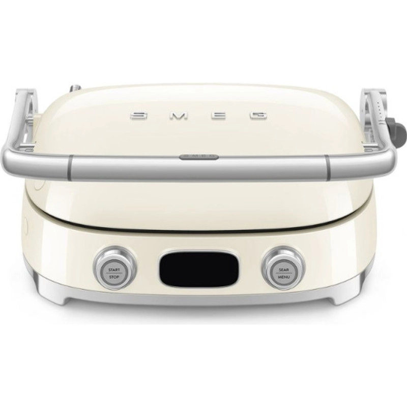 Gaufrier multifonction : lequel choisir ? Smeg, Lagrange, Tefal et Frifri comparés Gaufrier et gril multifonction Smeg MGF01 crème, 3 modes de cuisson et plaques gaufres