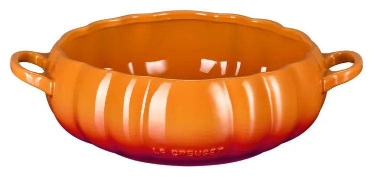 Saladier citrouille Le Creuset 3 L Volcanique à anses